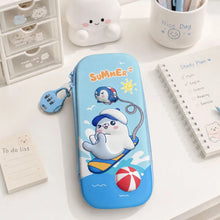 Load image into Gallery viewer, Blue Color Pencil Pouch with Mini Lock - Tinyminymo