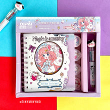 Load image into Gallery viewer, Kawaii Spiral Notebook with Pen Set - Tinyminymo