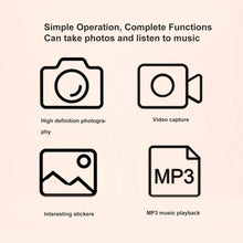 Load image into Gallery viewer, Video Capture, High Definition Photography, interesting Stickers and MP3 Music Playback in one Panda Digital Camera - Tinyminymo