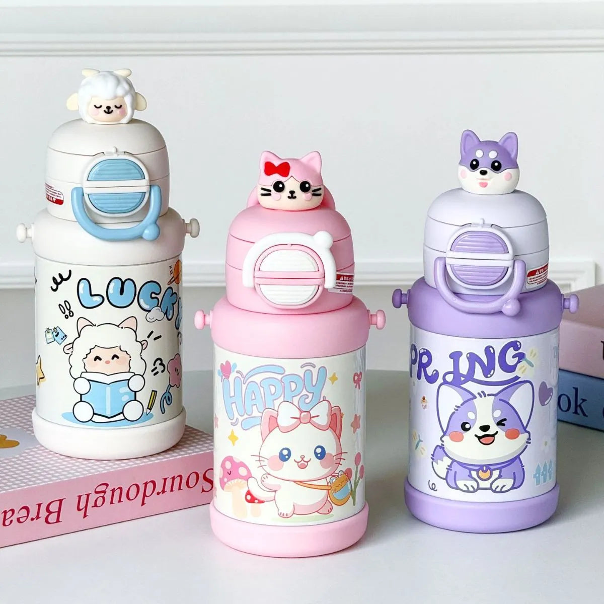 Three Cute Variants of Kids Insulated Bottles - Tinyminymo