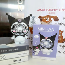 Load image into Gallery viewer, Kuromi Hand Fan - Tinyminymo