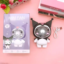 Load image into Gallery viewer, Kuromi Hand Fan - Tinyminymo