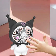 Load image into Gallery viewer, Kuromi Hand Fan - Tinyminymo