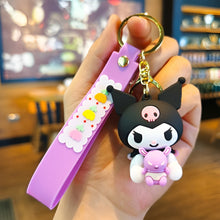 Load image into Gallery viewer, Kuromi Kawaii 3D Keychain - Tinyminymo
