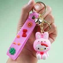 Load image into Gallery viewer, Kuromi Kawaii 3D Keychain - Tinyminymo