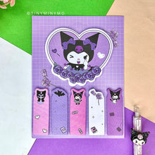 Load image into Gallery viewer, Kuromi Sticky Note Set - Tinyminymo