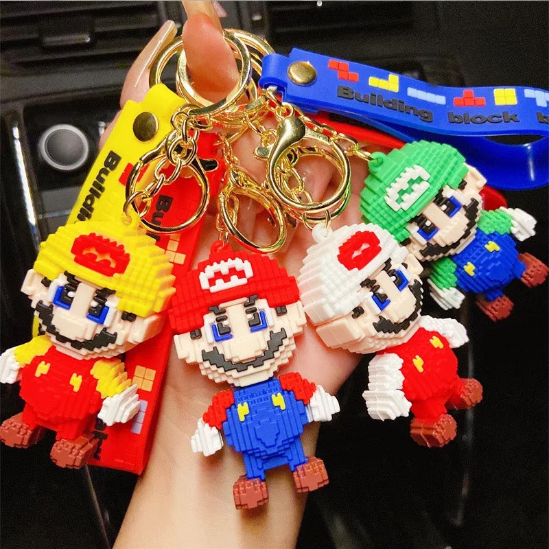 Lego Mario 3D Keychain - Tinyminymo