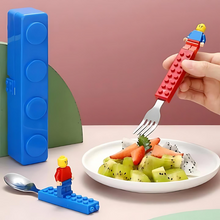 Load image into Gallery viewer, Lego Spoon and Fork Set - Tinyminymo