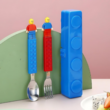Load image into Gallery viewer, Lego Spoon and Fork Set - Tinyminymo