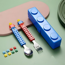 Load image into Gallery viewer, Lego Spoon and Fork Set - Tinyminymo