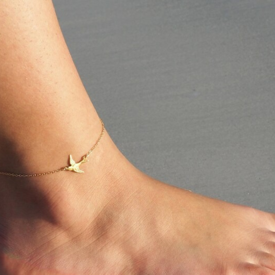 Little Birdie Anklet - Tinyminymo