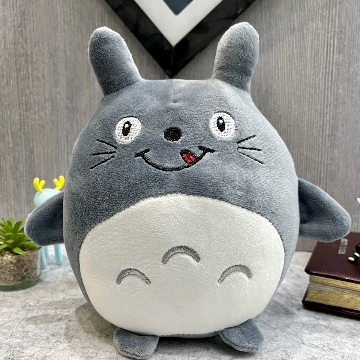 Grey Little Totoro Soft Toy with Little Hands and Legs - Tinyminymo