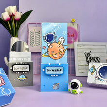 Load image into Gallery viewer, Lockable pencil box cum pen stand - Astronaut - Tinyminymo