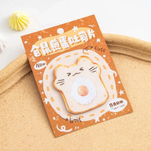 Load image into Gallery viewer, Toasty Kitty Design Sticky Note - Tinyminymo