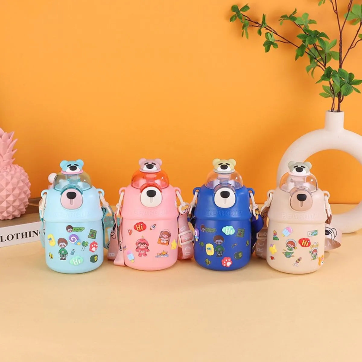 All Colors of Bear Sipper Bottles - Tinyminymo