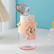 Load image into Gallery viewer, Lucky Bear Kawaii Sipper Bottle - Tinyminymo