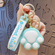 Load image into Gallery viewer, Lucky Day - 3D Paw Keychain - Tinyminymo