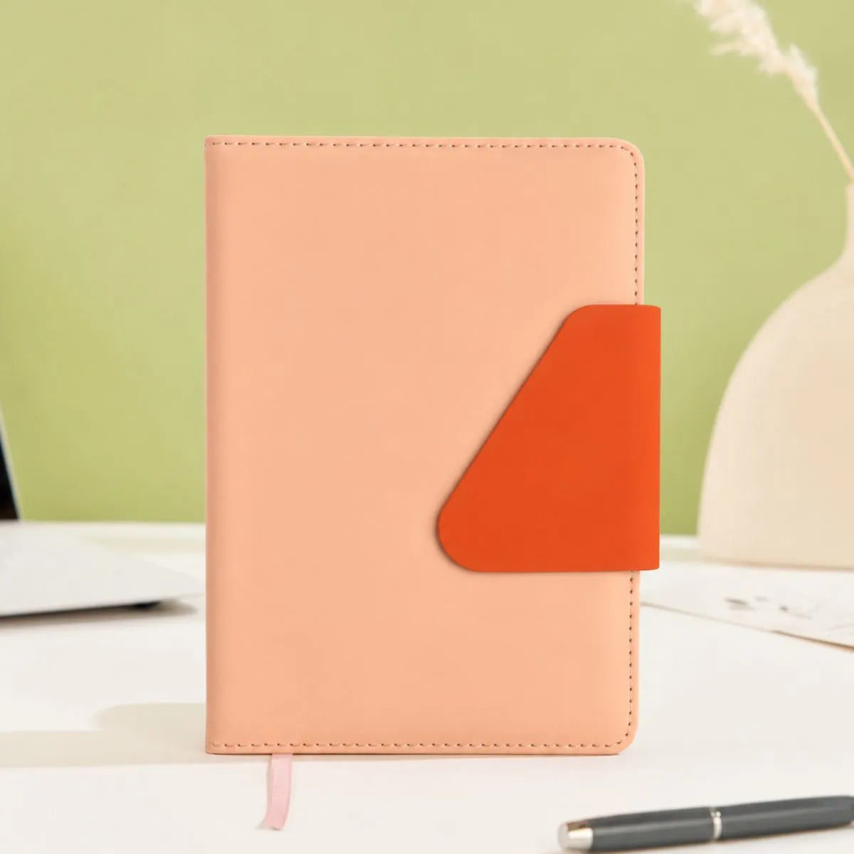 Peach Color Flap Diary - Tinyminymo