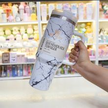 Load image into Gallery viewer, Marble Stanley Cup with Handle - Tinyminymo