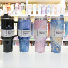 Load image into Gallery viewer, Marble Stanley Cup with Handle - Tinyminymo