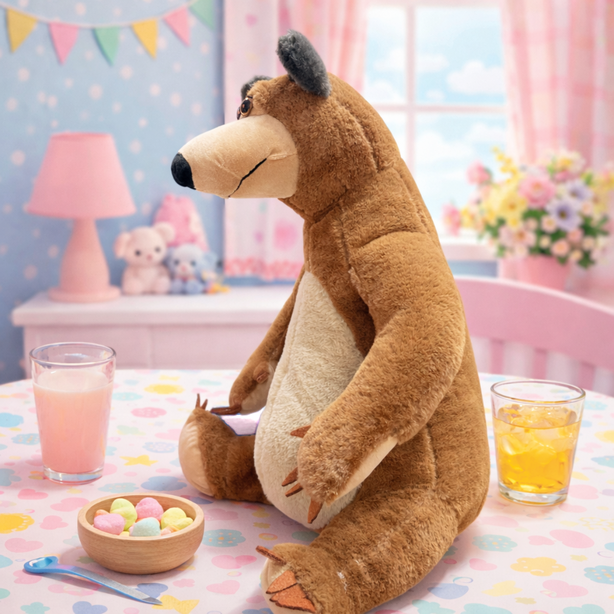 Masha's Bear Soft Toy - Tinyminymo