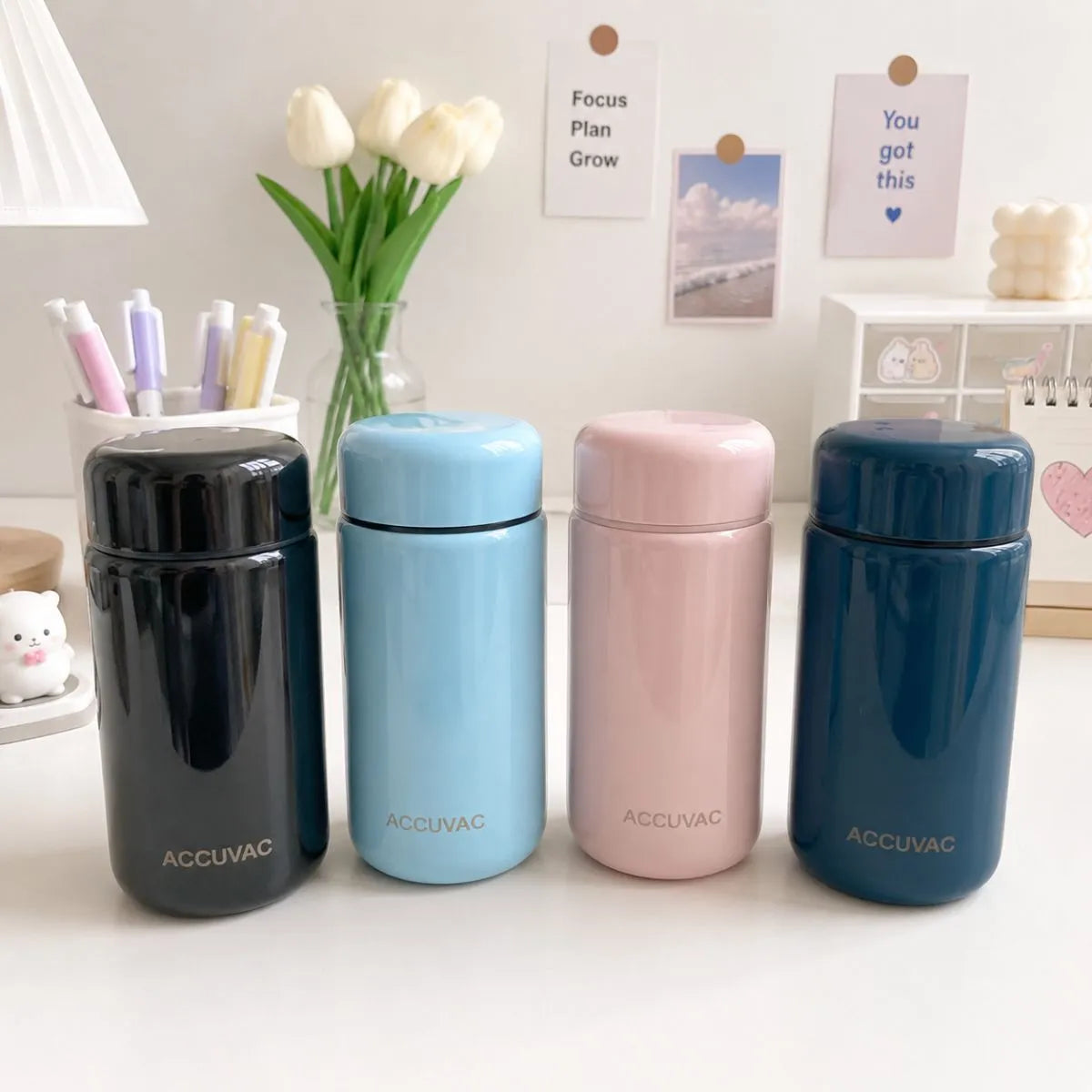 Four Colors of Metallic Bottles - Tinyminymo