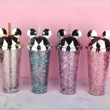 Load image into Gallery viewer, Mickey Shaped Confetti Sipper - Tinyminymo