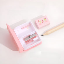 Load image into Gallery viewer, Mini Book Case with Eraser and Pencil Sharpener - Tinyminymo