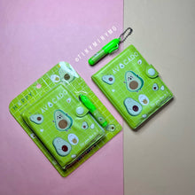 Load image into Gallery viewer, Mini Diary with Pen - Avocado - Tinyminymo