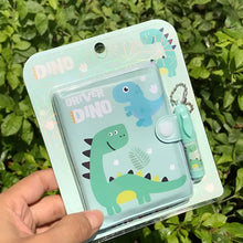 Load image into Gallery viewer, Mini Diary with Pen - Dino - Tinyminymo