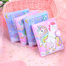 Load image into Gallery viewer, Mini Diary with Pen - Unicorn - TinyMinyMo