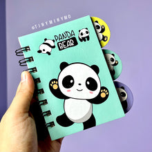 Load image into Gallery viewer, Mini Panda Spiral Diary - Tinyminymo