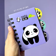Load image into Gallery viewer, Mini Panda Spiral Diary - Tinyminymo