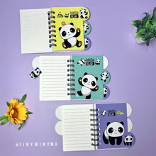 Load image into Gallery viewer, Mini Panda Spiral Diary - Tinyminymo