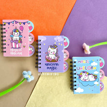 Load image into Gallery viewer, Mini Unicorn Spiral Diary - Tinyminymo