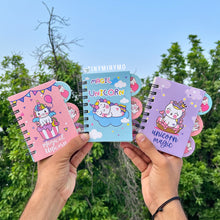 Load image into Gallery viewer, Mini Unicorn Spiral Diary - Tinyminymo