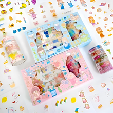 Load image into Gallery viewer, Mini Washi Tape and Sticker Set - Tinyminymo