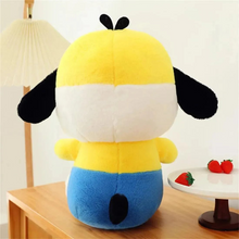 Load image into Gallery viewer, Backside of Minion Cosplay Pochacco Plush Toy - Tinyminymo