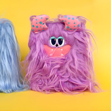 Load image into Gallery viewer, Purple Color Monster Fur Diary - Tinyminymo