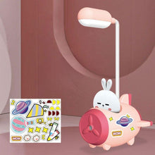 Load image into Gallery viewer, Multipurpose Bunny on Plane Desk Lamp - Tinyminymo