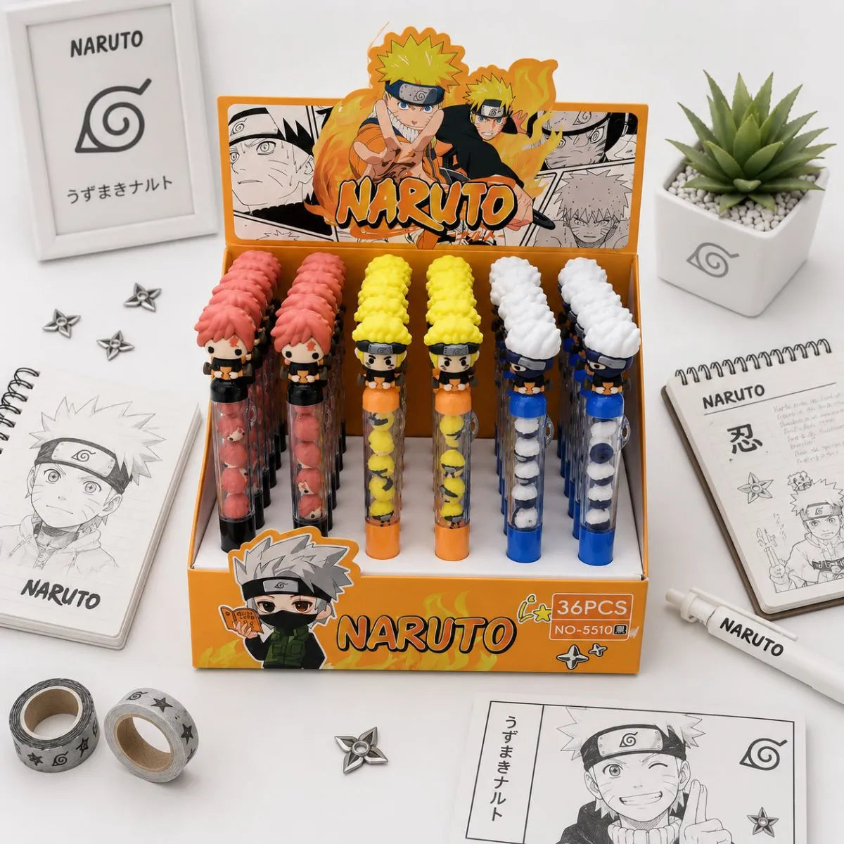 Display Box of Naruto Pens - Tinyminymo