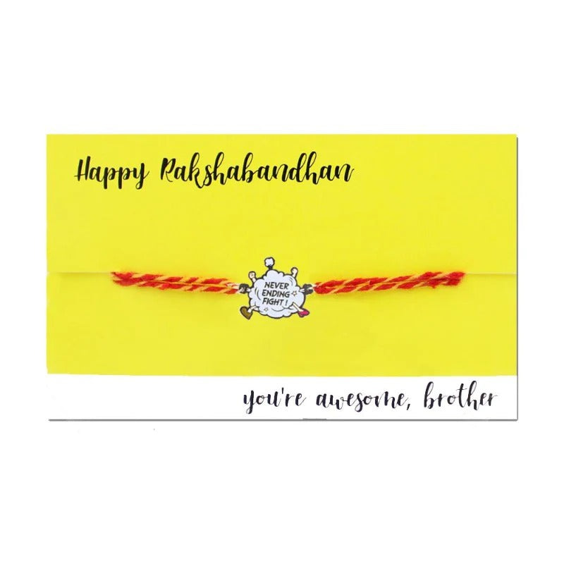 Never Ending Fight Metal Rakhi - Tinyminymo