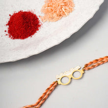 Load image into Gallery viewer, Padhaku Bhai Metal Rakhi - Tinyminymo