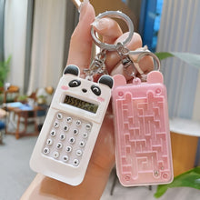 Load image into Gallery viewer, Panda Calculator Keychain - Tinyminymo