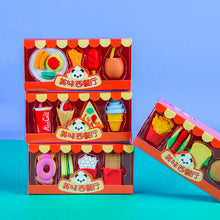 Load image into Gallery viewer, Panda Fast Food Erasers - Set of 4 -Tinyminymo