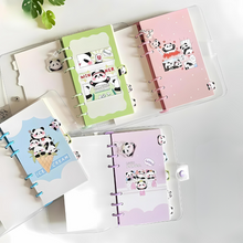 Load image into Gallery viewer, Panda Kawaii Spiral Planner - Tinyminymo
