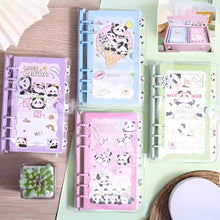 Load image into Gallery viewer, Panda Kawaii Spiral Planner - Tinyminymo