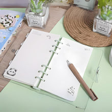 Load image into Gallery viewer, Panda Kawaii Spiral Planner - Tinyminymo