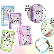 Load image into Gallery viewer, Panda Kawaii Spiral Planner - Tinyminymo