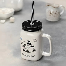 Load image into Gallery viewer, Panda Mason Sipper - Tinyminymo